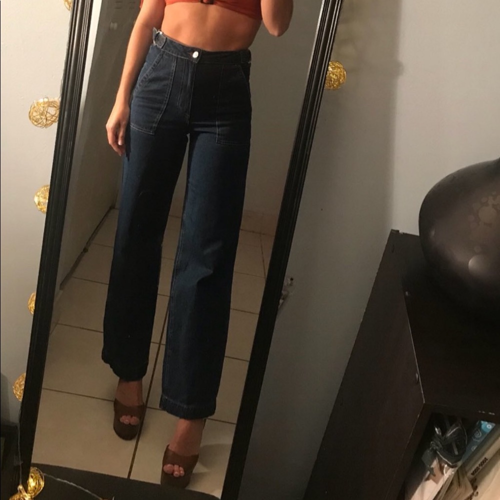 Forever 21 high waisted flare jeans